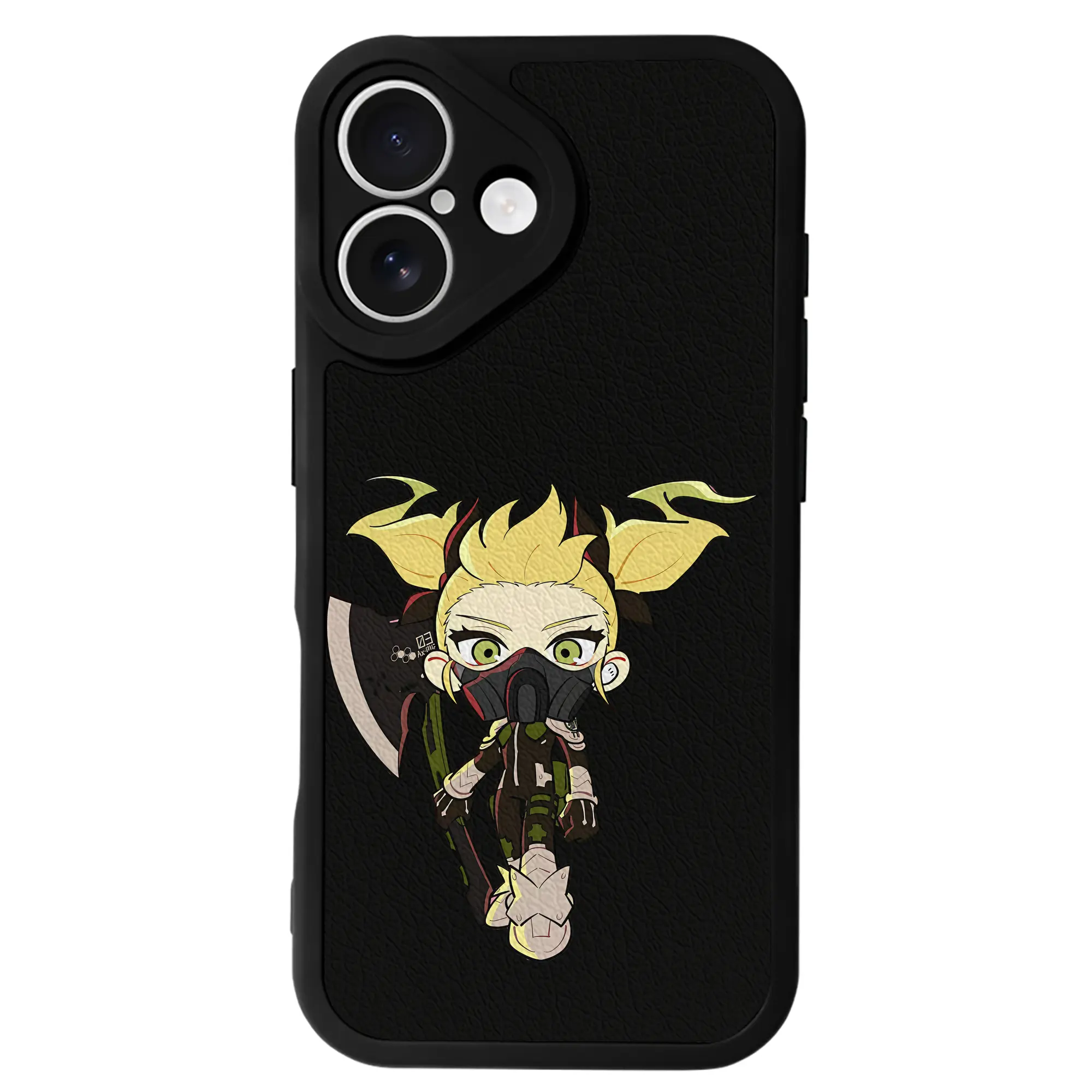 怪獣8号 グッズ,四ノ宮キコル - IPhone 16シリーズ対応 ・ シリコンスマホケース ・ レザー調 ・ 高精度フィット ・ 耐衝撃 ・ ワイヤレス充電対応 ・ 精密カット